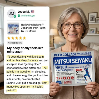 Topatcho™ Japanese Pain Patch by Dr. Mitsui - Fast-Acting Relief for Back, Knees, Neck & Joints