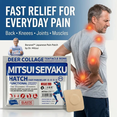 Topatcho™ Japanese Pain Patch by Dr. Mitsui - Fast-Acting Relief for Back, Knees, Neck & Joints