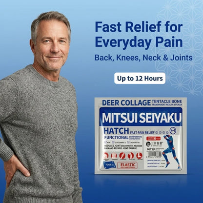 Topatcho™ Japanese Pain Patch by Dr. Mitsui - Fast-Acting Relief for Back, Knees, Neck & Joints