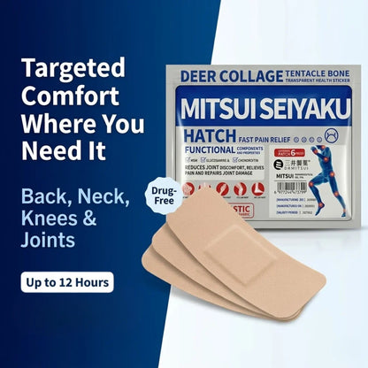 Topatcho™ Japanese Pain Patch by Dr. Mitsui - Fast-Acting Relief for Back, Knees, Neck & Joints