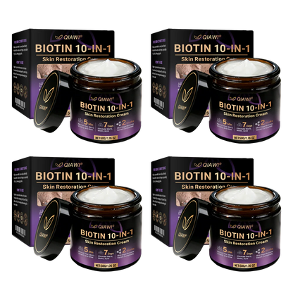 Made and Shipped from USA ✨QIAWI® Biotin 10-in-1 Skin Restoration Cream 🍀
