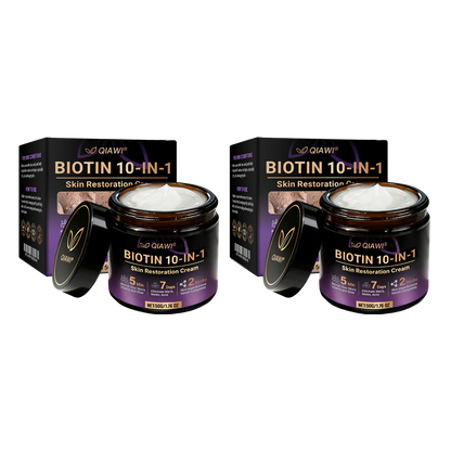 Made and Shipped from USA ✨QIAWI® Biotin 10-in-1 Skin Restoration Cream 🍀